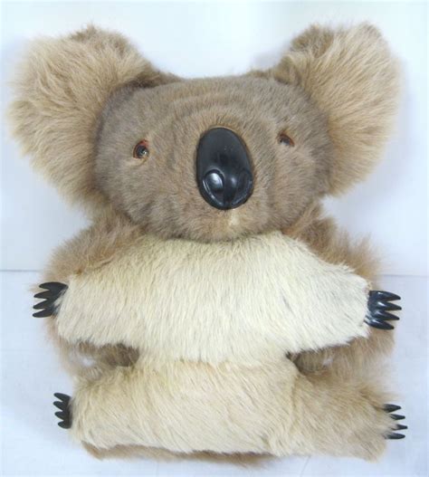 Vintage Antique Real Fur Toy Koala Bear In Good Condition 8 Inch Tall