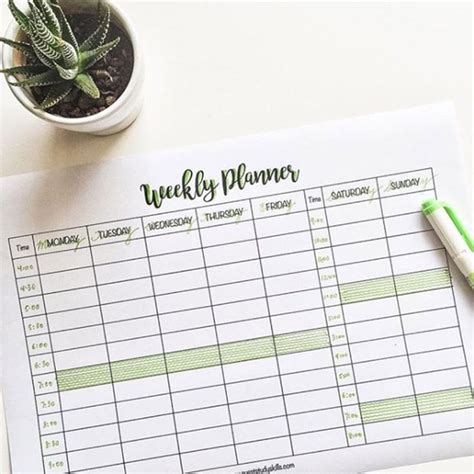 12 Revision Timetable Templates That Are Pretty And Practical