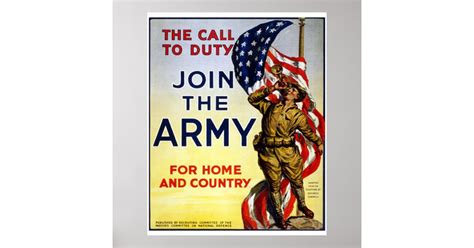 Join The Army Poster Zazzle