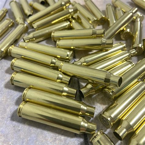 Empty Brass Shells Fired 223 556mm Ammo Spent Bullet Casings Hand