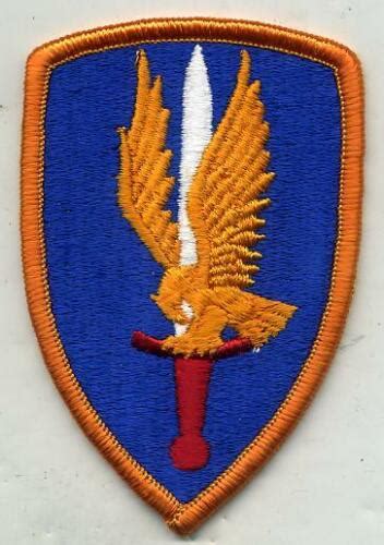 Vintage Vietnam Era Us Army 1st Aviation Brigade Color Patch Merrowed