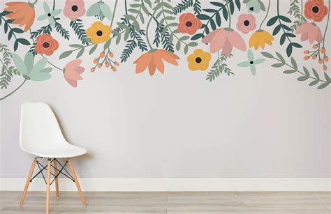 Our Beautiful Bold Tulipa Floral Wallpaper Mural Is The Perfect Piece