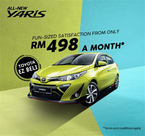 The yaris is the lowest. Toyota Malaysia - Yaris