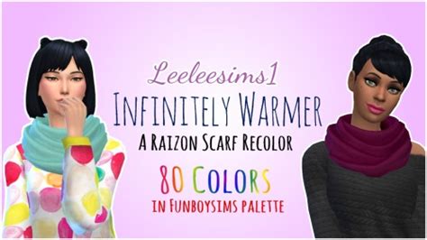 Sims 4 Maxis Match Stuff — Infinitely Warmer Scarf Recolor