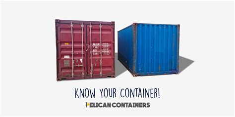Know Your Shipping Container | Shipping containers for sale, Used shipping containers, Shipping 