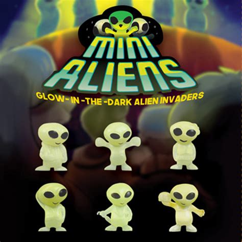 Glow In The Dark Aliens 1 Toy Capsules