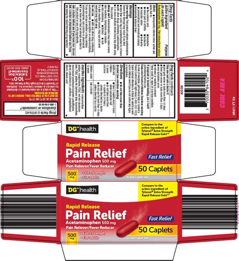 Dolgencorp Llc Pain Relief Drug Facts