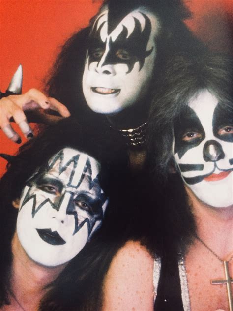 Vintage Kiss Kiss Band Hot Band Rock Bands Halloween Face Makeup