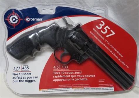 Classic Crosman 357 Co2 177 Cal Pellet Pistol Revolver New Sealed