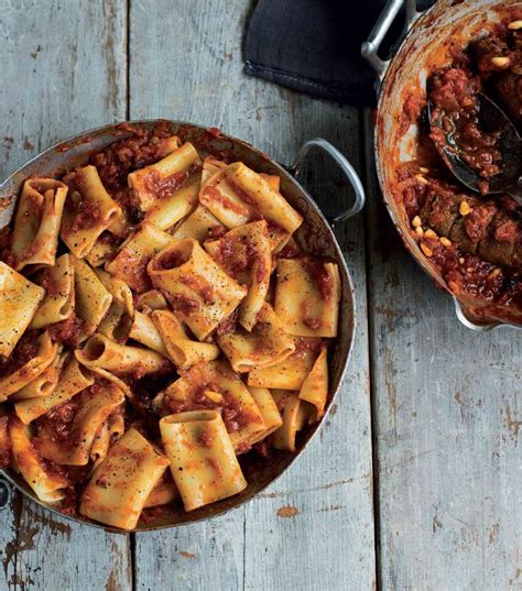 Large Pasta Tubes With Neapolitan Beef Sauce Recipe From Pasta By Antonio Carluccio Cooked