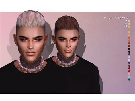 New Hair Mesh Found In Tsr Category Sims 4 Male Hairstyles Sims 4