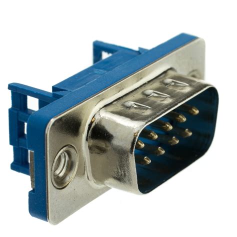 DB9 Male, IDC Ribbon, Right Angle Connector