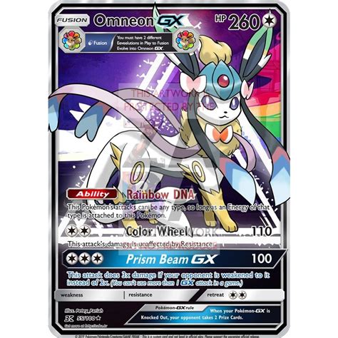 Pokémon center is the official site for pokémon shopping, featuring original items such as plush, clothing, figures, pokémon tcg trading cards, and more. Omneon GX (Every Eevee Fusion) Custom Pokemon Card - ZabaTV