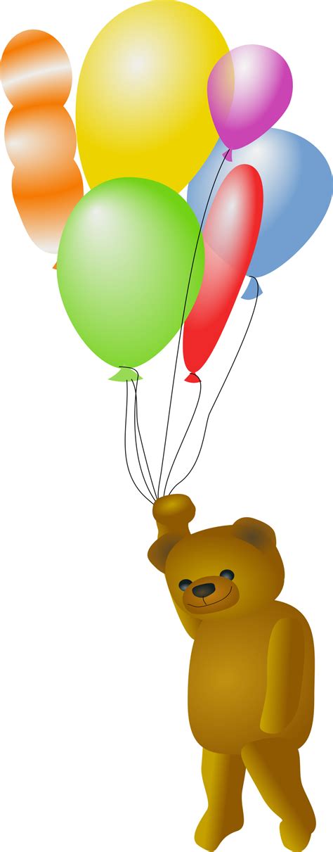 Maybe you would like to learn more about one of these? Clipart - Teddy Bear with Balloons