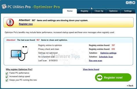 Remove Pc Utilities Pro Optimizer Pro Removal Guide