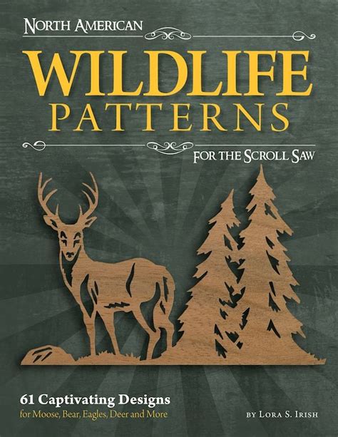 The Cover Of North American Wildlife Patterns For The Scroll Saw