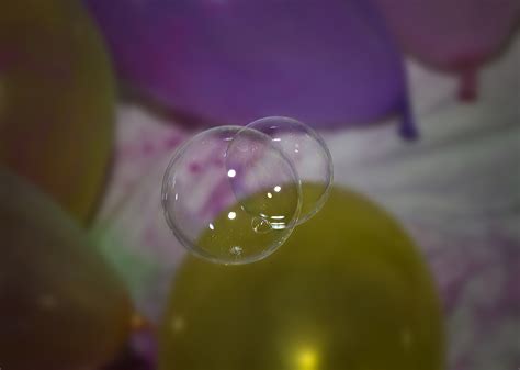 Two Bubbles On A Balloon Background Ed Okeeffe Photography