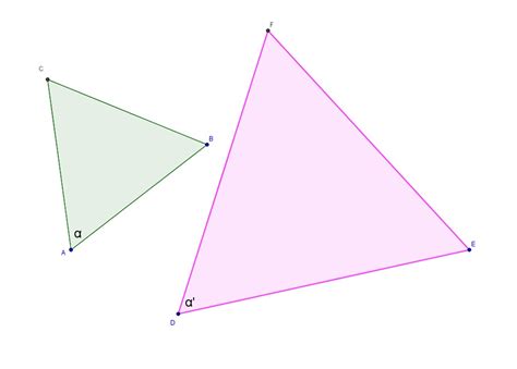 Triangle similarity theorems