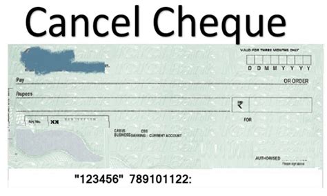 How To Issue A Cancelled Cheque And What Information Does It Contains