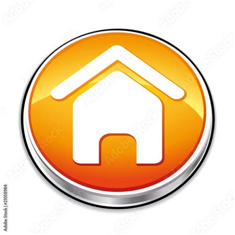 Orange Home Icon Stock Image And Royalty Free Vector Files On