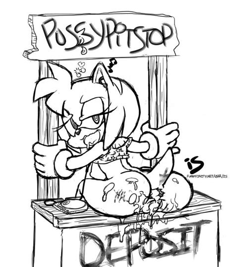 Rule 34 2011 After Sex Amy Rose Anthro Anus Ass Black And White Body