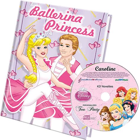 Princess Personalized Book And Music With Your Childs Name Throughout