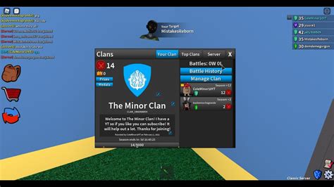 Join My Roblox Assassin Clan Rewards Youtube