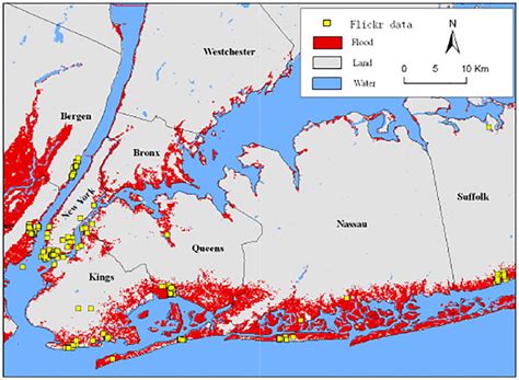 Mapping Floods Due To Hurricane Sandy Geosocial Gauge George Mason