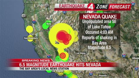 M 65 Earthquake Strikes Western Nevada Kron4