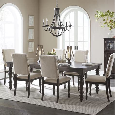 Find furniture crafted to last as long as your memories with our variety of exclusive dining room sets. Yarger 7 Piece Solid Wood Dining Set | Dining room sets ...