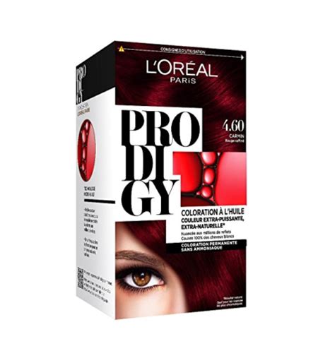 Loreal Paris Prodigy 460 Dark Red Brown Permanent Hair