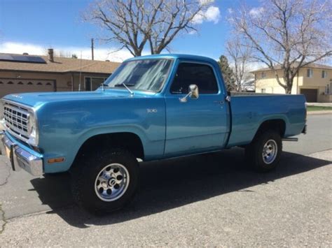 1974 Dodge Power Wagon W100 For Sale Photos Technical Specifications
