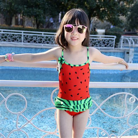 Watermelon Kids Swimwear Sexy Bikini Premium Baby Girls Summer Swimwear