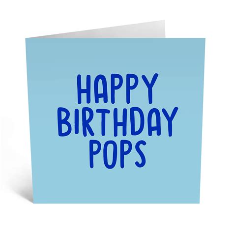 Buy Central 23 Fun Birthday Cards For Him Happy Birthday Pops Dad Birthday Card Daddy