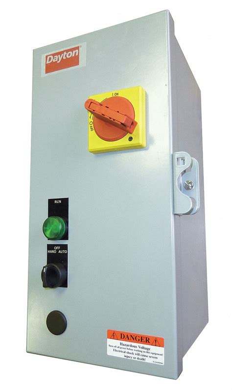 Dayton 120v Ac Selector Switch Iec Combination Starter 1 Enclosure