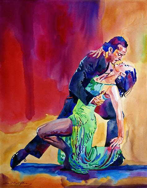 Dance Intense Painting By David Lloyd Glover Pixels