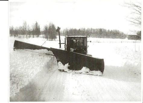 Wing Plow Upper Pennisula 1920s Snow Equipment Snow Plow Truck