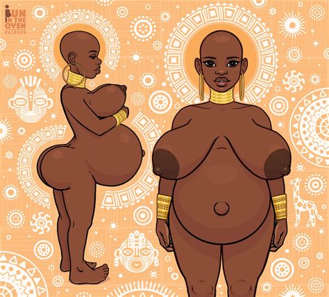 Rule 34 1girls African African Female Ass Bald Female Belly Big Ass Big Belly Big Breasts