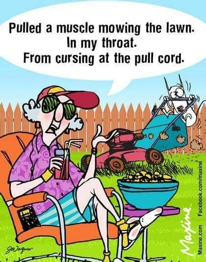 Pin By Karen Pilkerton On Maxine Summer Lawn Care Humor Lawn Care