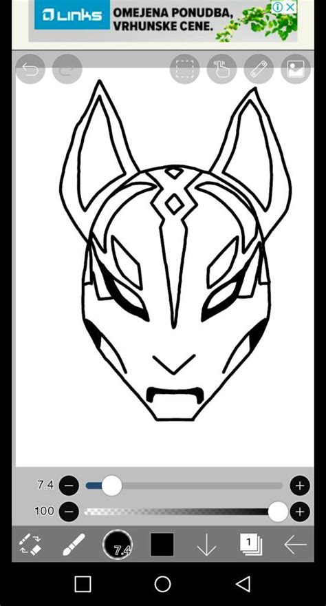 Drift Mask Drawing Fortnite Battle Royale Armory Amino