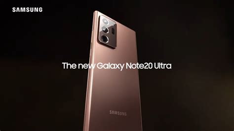 Samsung Galaxy Note20 Ultra 5g Trailer Commercial Official Video Hd