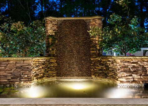 Water Feature Lighting Arts And Crafts Swimming Pool And Hot Tub