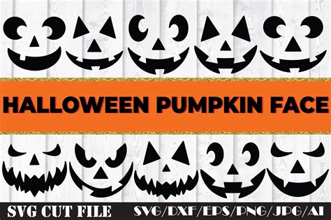 Halloween Pumpkin Face SVG Cut File By SVGSUPPLY | TheHungryJPEG.com