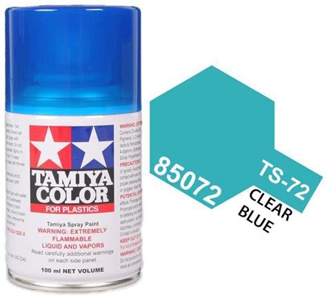 Tamiya 85072 Ts 72 Clear Blue Lacquer Spray Paint 100ml Tam85072 A Z