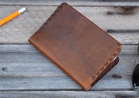 Small Leather Pocket Notebook Leather Journal 45 X 325 Etsy
