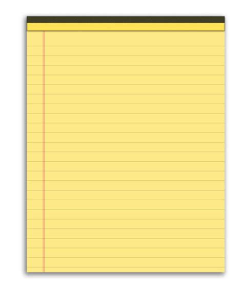 Yellow Notepad Background