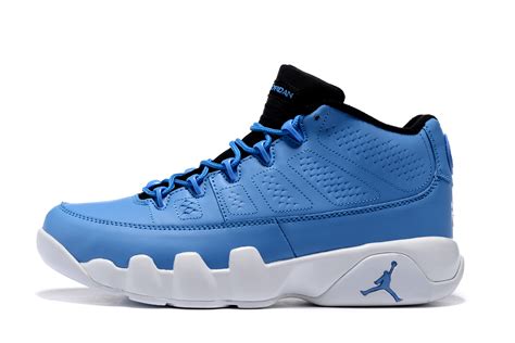 Mens Air Jordan 9 Retro Low Pantone University Bluewhite Black For Sale