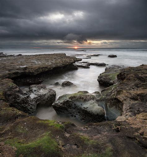 Solana Beach Coastal Rock Formations Photograph By William Dunigan