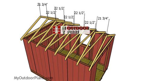10x14 Gable Shed Roof Plans Myoutdoorplans