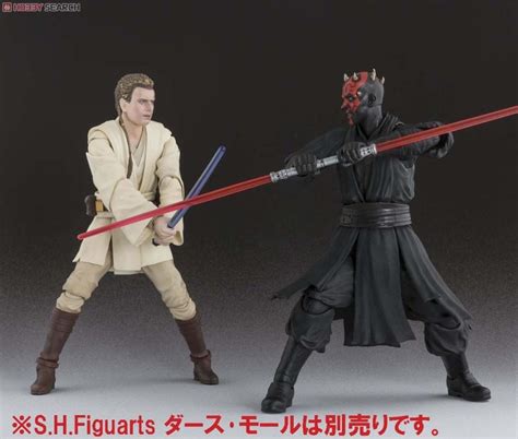 Star Wars Shfiguarts Obi Wan Kenobi And Darth Maul Episode I Set